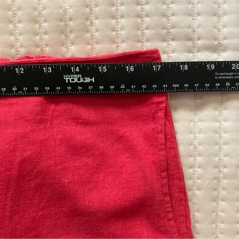 High-Waist Red Wide-Leg Pants - Picture 12 of 15